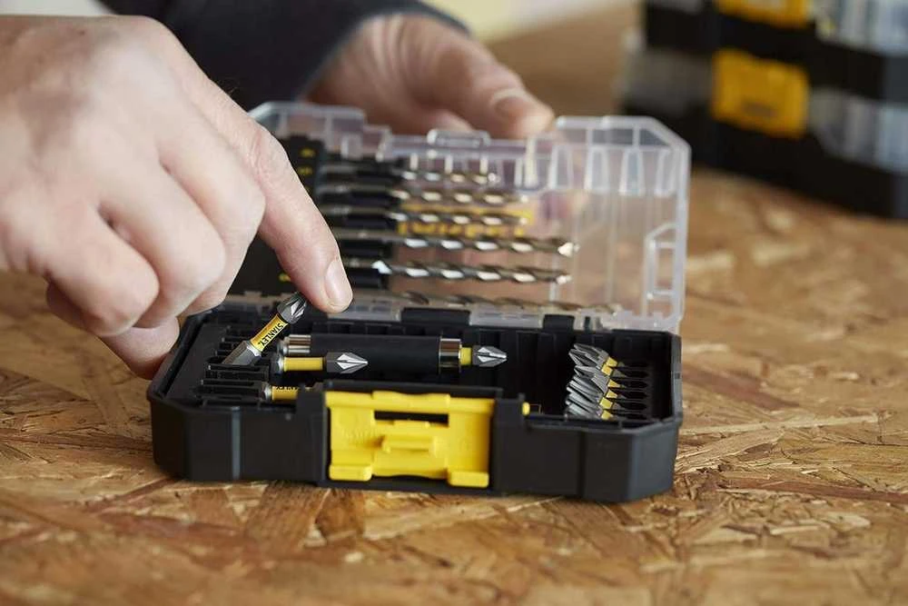 Stanley 19 dalių rinkinys mūro gręžimui ir smūginiam gręžimui
