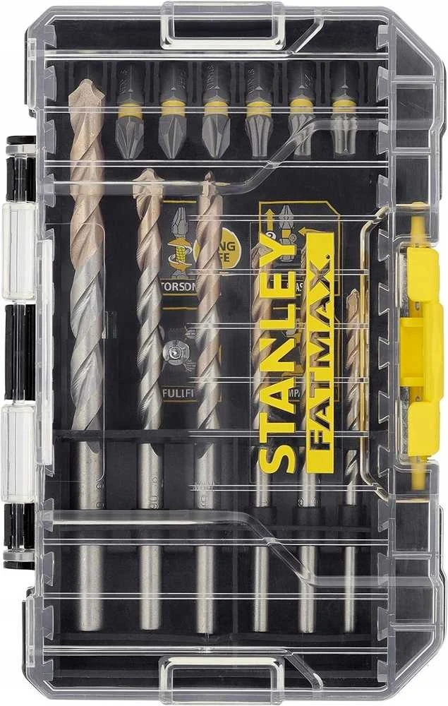 Stanley 19 dalių rinkinys mūro gręžimui ir smūginiam gręžimui