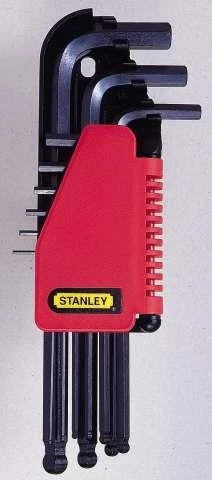 STANLEY KLUCZE IMBUSOWE 9 vnt. Z KULKĄ 1,5 - 10mm