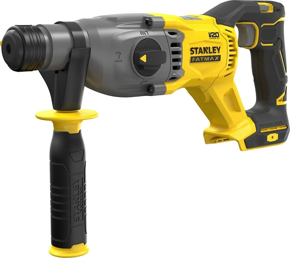 Stanley V20 belaidis perforatorius, šoninis vaizdas