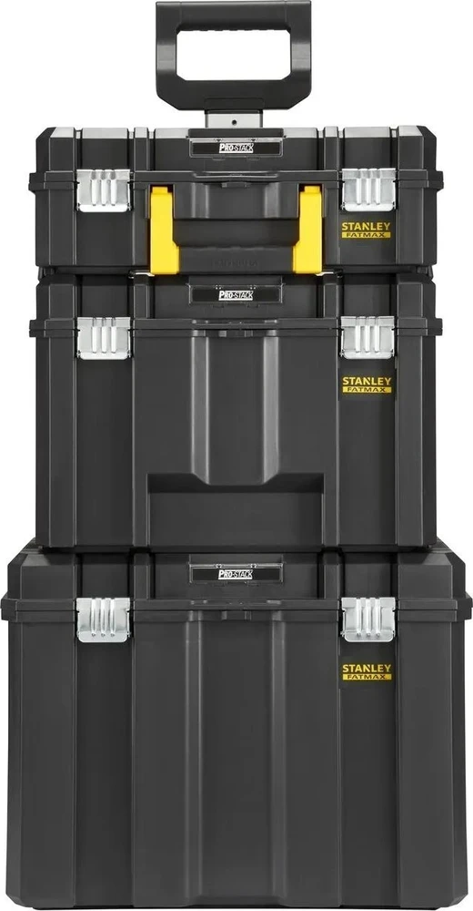 Stanley 3 dalių įrankių daiktadėžė su ratukais FATMAX STACK-PRO 3-in-1 FMST75753-9