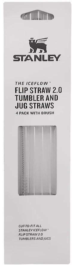 Stanley Šiaudeliai + valymo priemonė IceFlow Flip Straw Tumbler 2.0 puodeliams