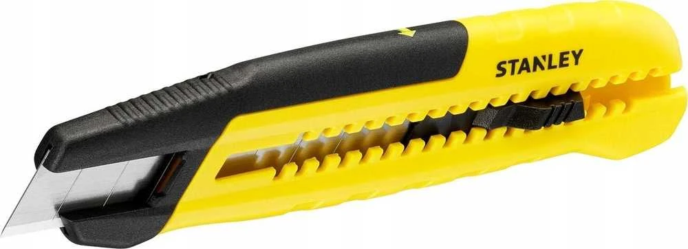 STANLEY PEILIS 18mm SU NULAUŽIAMŲ GELEŽČIŲ SISTEMA, STUMIKLIS (PAKUOTĖJE 12 vnt.)