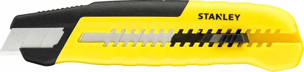 STANLEY PEILIS 18mm SU NULAUŽIAMŲ GELEŽČIŲ SISTEMA, STUMIKLIS (PAKUOTĖJE 12 vnt.)