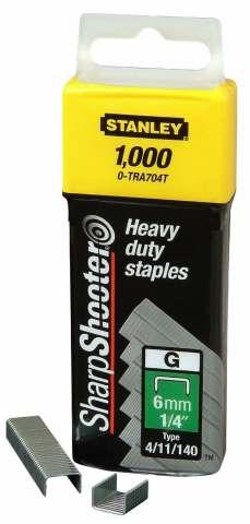 Stanley Staple tipo G 4/11/140 8mm 1000vnt. (TRA705T)