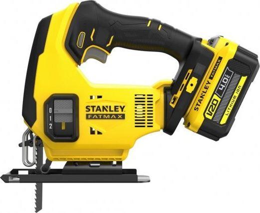 Akumuliatorinis siaurapjūklis Stanley SFMCS600M2K-QW; 18 V; 2x4,0 Ah akum.