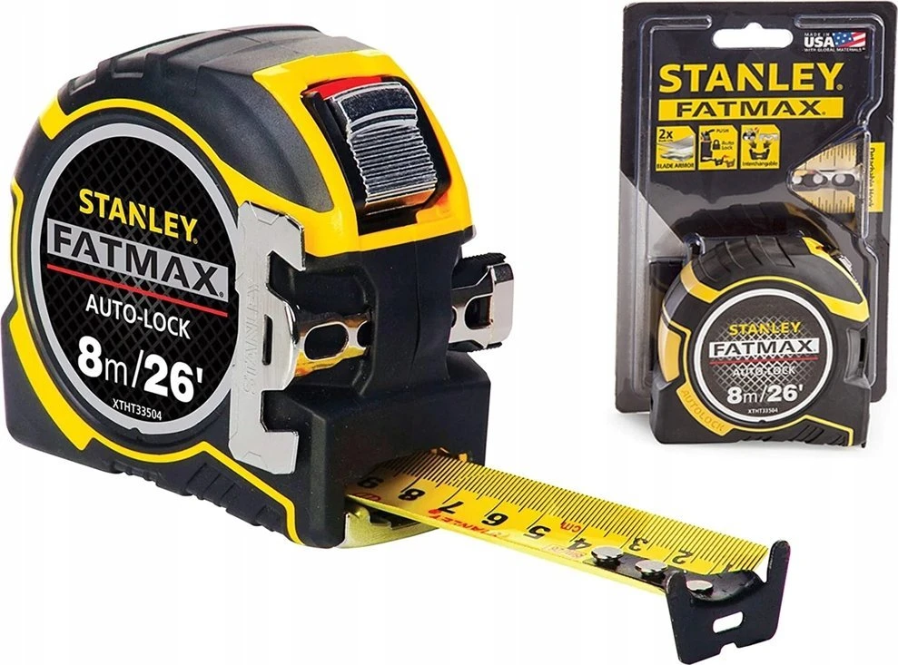 Matavimo ruletė Stanley XTHT0-33504; 8 m