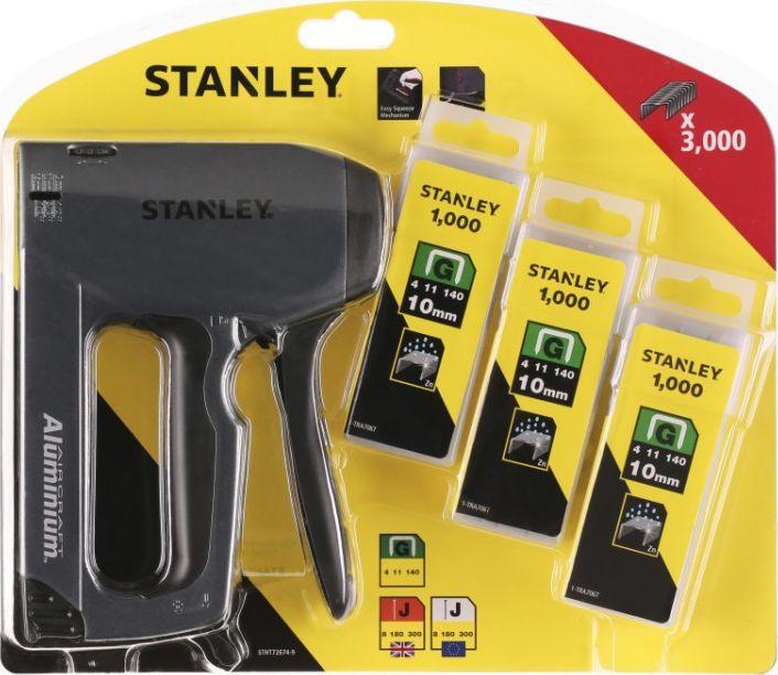 Stanley ST.STAPLER PROF TR250 (G STAPLES + STAPLES) + 3k SKABĖLĖS