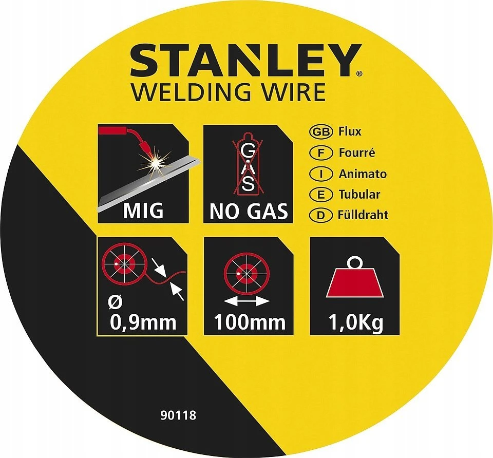 Suvirinimo viela Stanley FLUX; 0,9 mm; 1kg