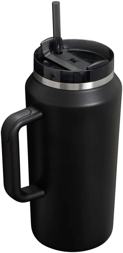 Stanley Thermal bottle with straw The Quencher H2.0 Tumbler 1.90L juodas 2.0