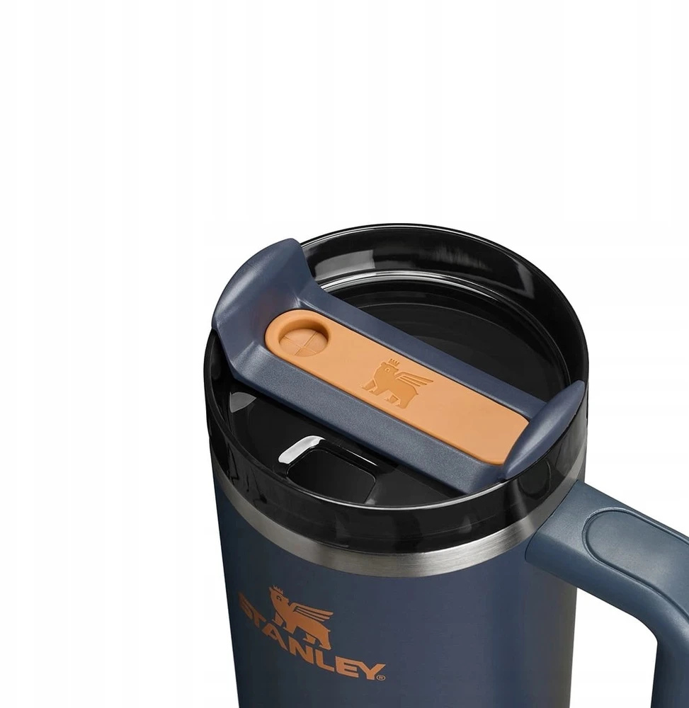 Stanley Thermo puodelis su šiaudeliu The Quencher H2.O FlowState Tumbler 0,89 l pilkas