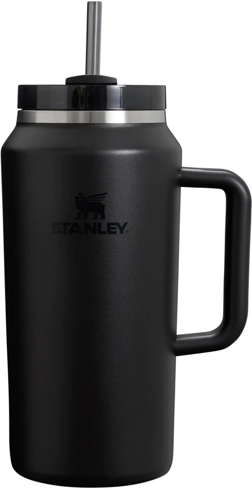 Stanley Thermal bottle with straw The Quencher H2.0 Tumbler 1.90L juodas 2.0