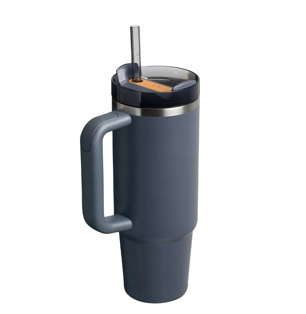 Stanley Thermo puodelis su šiaudeliu The Quencher H2.O FlowState Tumbler 0,89 l pilkas