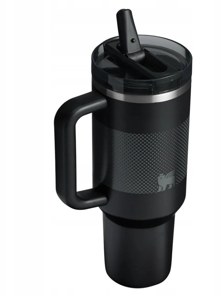 Stanley Thermal mug with a straw The Quencher ProTour Flip Straw Tumbler 1.18L juodas