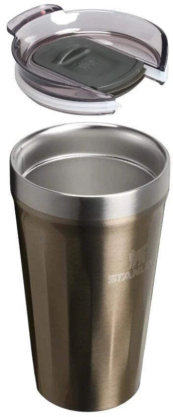 Stanley Thermoglass kasdieninė stiklinė 0,47 l, blizgios metalinės rudos spalvos