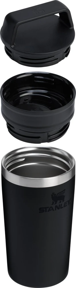 Kelioninis termo puodelis Stanley the Café-To-Go Juodas, 350 ml