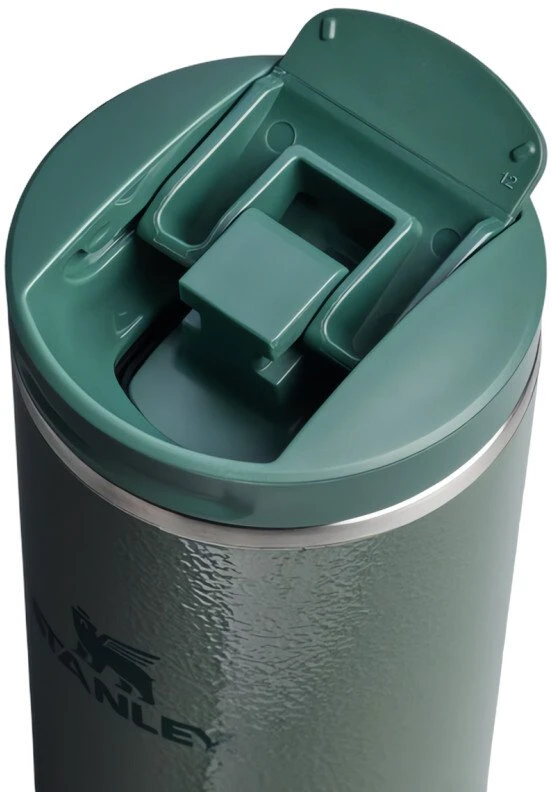 Stanley Transit Fliptop Hammertone žalias termosas puodelis, 0,35 l