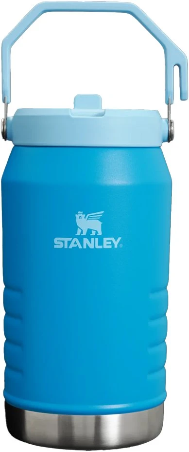 Stanley termosas su šiaudeliu The IceFlow Flip Straw 2.0 Jug 1.90L mėlynas