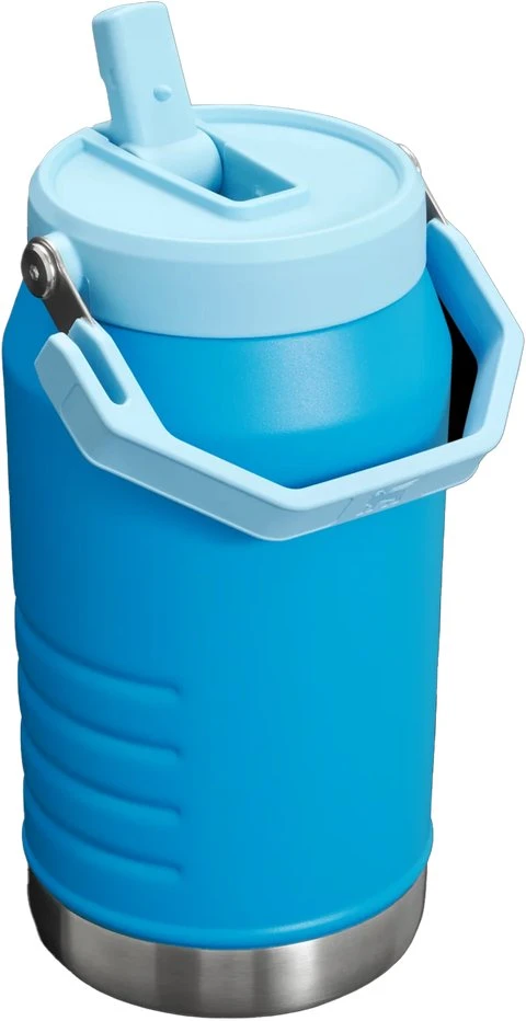 Stanley termosas su šiaudeliu The IceFlow Flip Straw 2.0 Jug 1.90L mėlynas