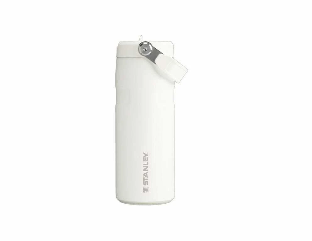 Stanley termosas su šiaudeliu The IceFlow Bottle Flip Straw 2.0 0.47L baltas