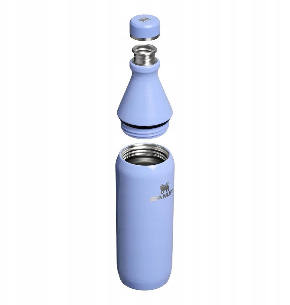 Stanley All Day Slim termo buteliukas 600 ml, hortenzijų blizgesio