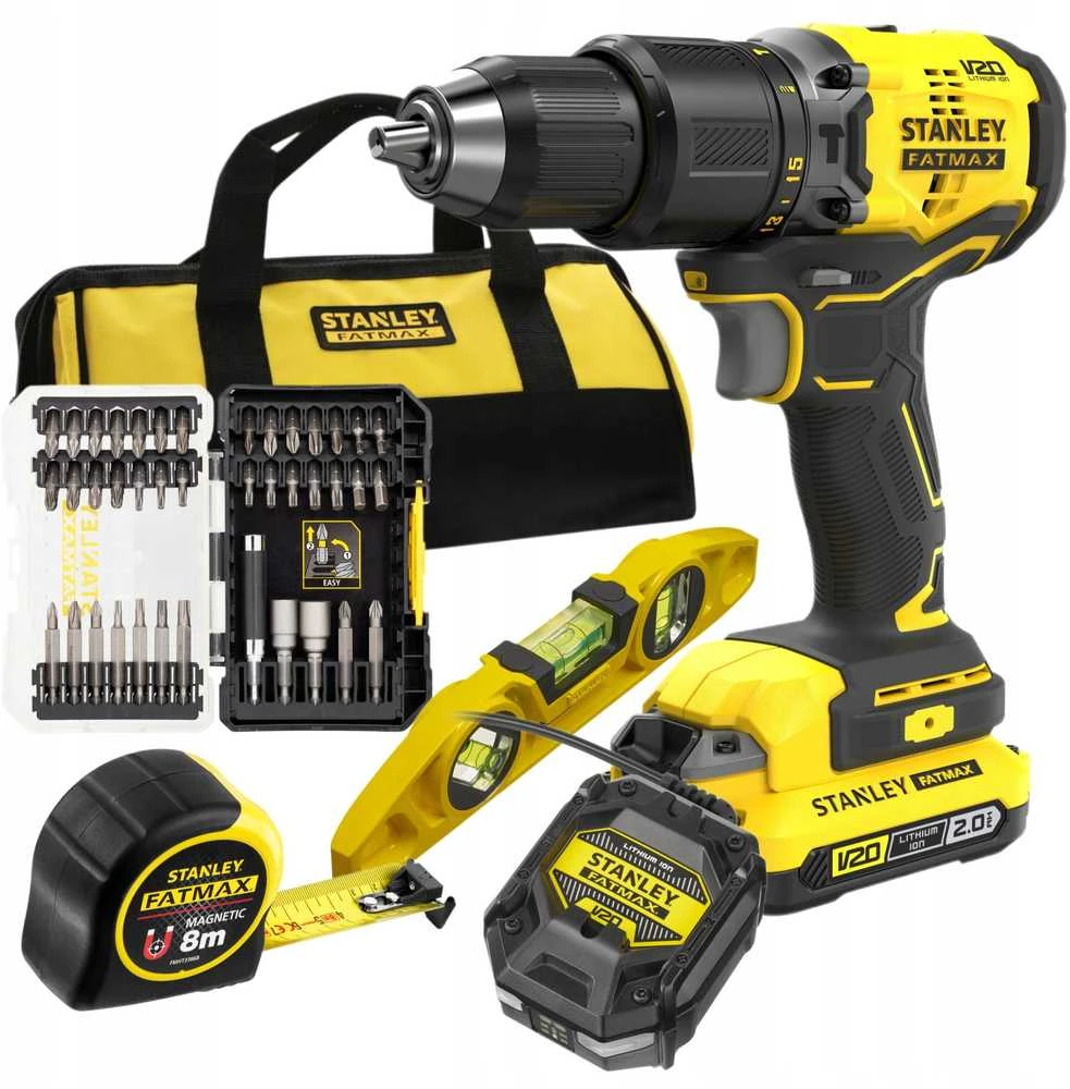 Stanley V20 akumuliatorinis suktuvas su priedų rinkiniu