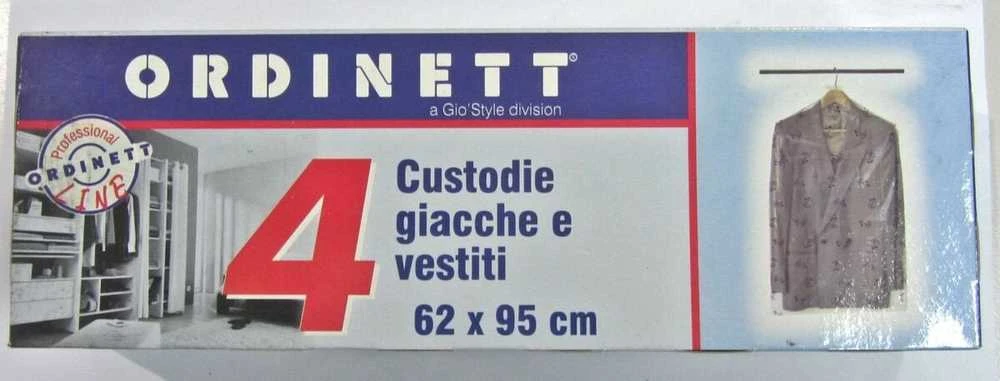 ORDINETT Plastic garment covers 4 pcs 62x95cm