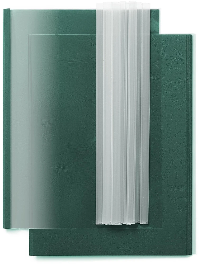 Staples Dovre Express dokumentų įrišimo rinkinys A4/4,5 mm mėlynas (10 vnt.)