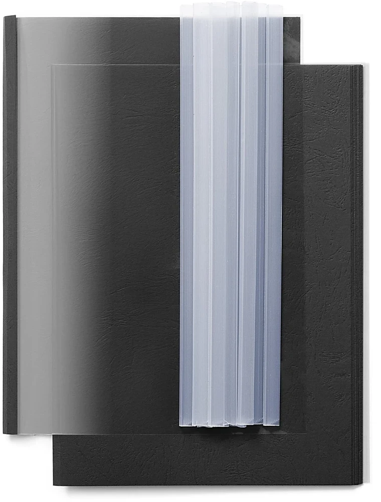 Staples Dovre Express dokumentų įrišimo rinkinys A4/4,5 mm mėlynas (10 vnt.)