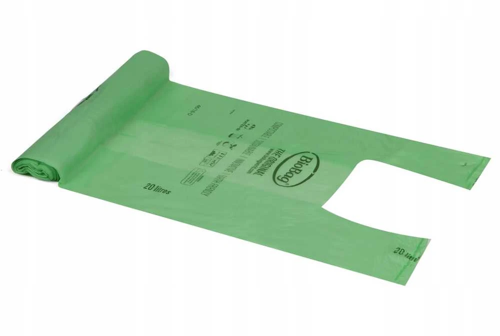 „Staples“ kompostuojami maišeliai „BioBag“, 20 l, 41 x 54 cm, 25 vnt. ritinėlis.