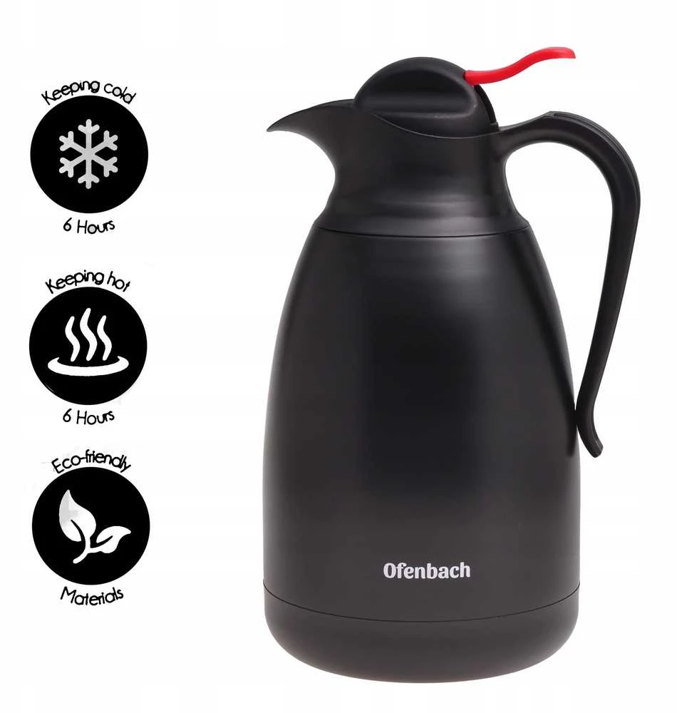 Kamille Staples Termosas KONFERENCYJNY 101332 JUODA 1.5 L