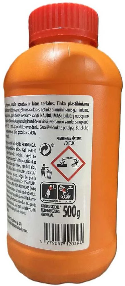 Kanalizacijos vamzdžių valiklis Vėtra Activ, 500g