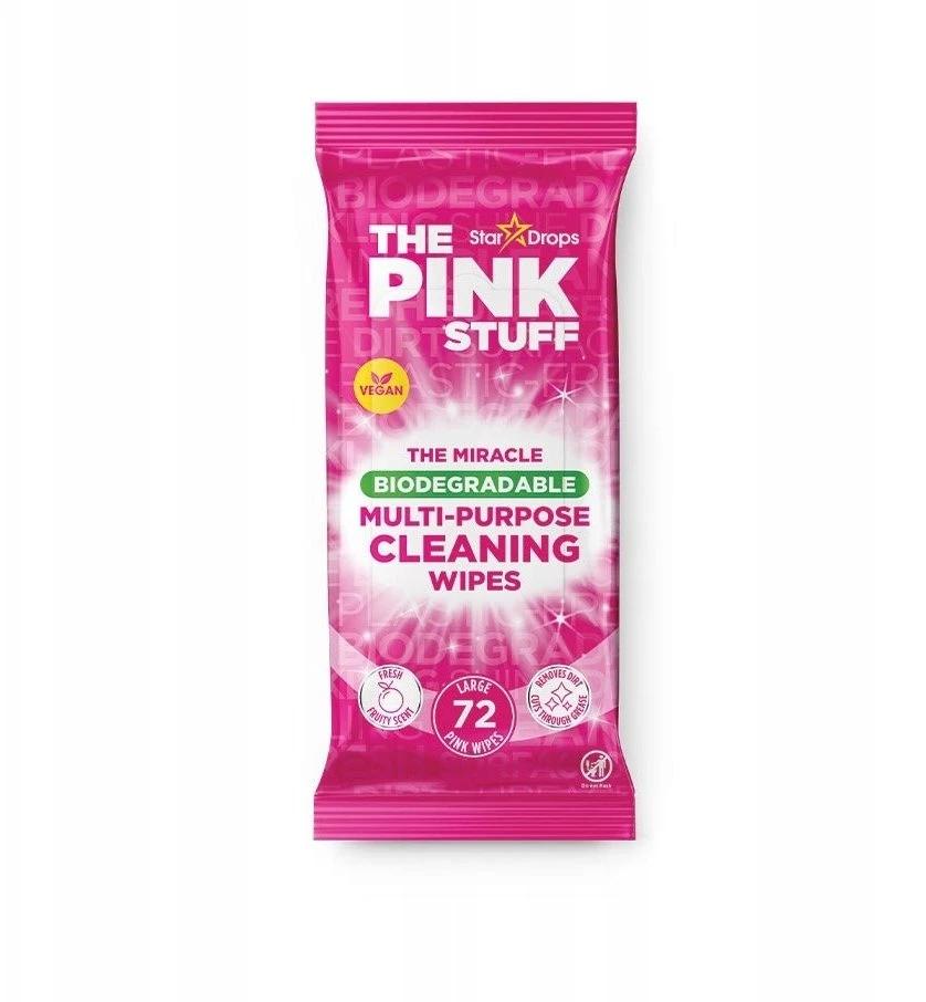 The_Pink_Stu WET WIPES THE Rožinis STUFF 72PCS