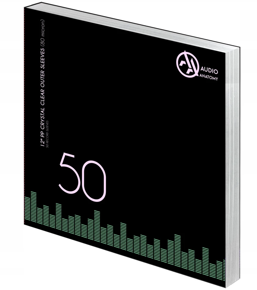 Staples VINYL OUTER SLEEVES, 12'' PP / 80u / 50pcs