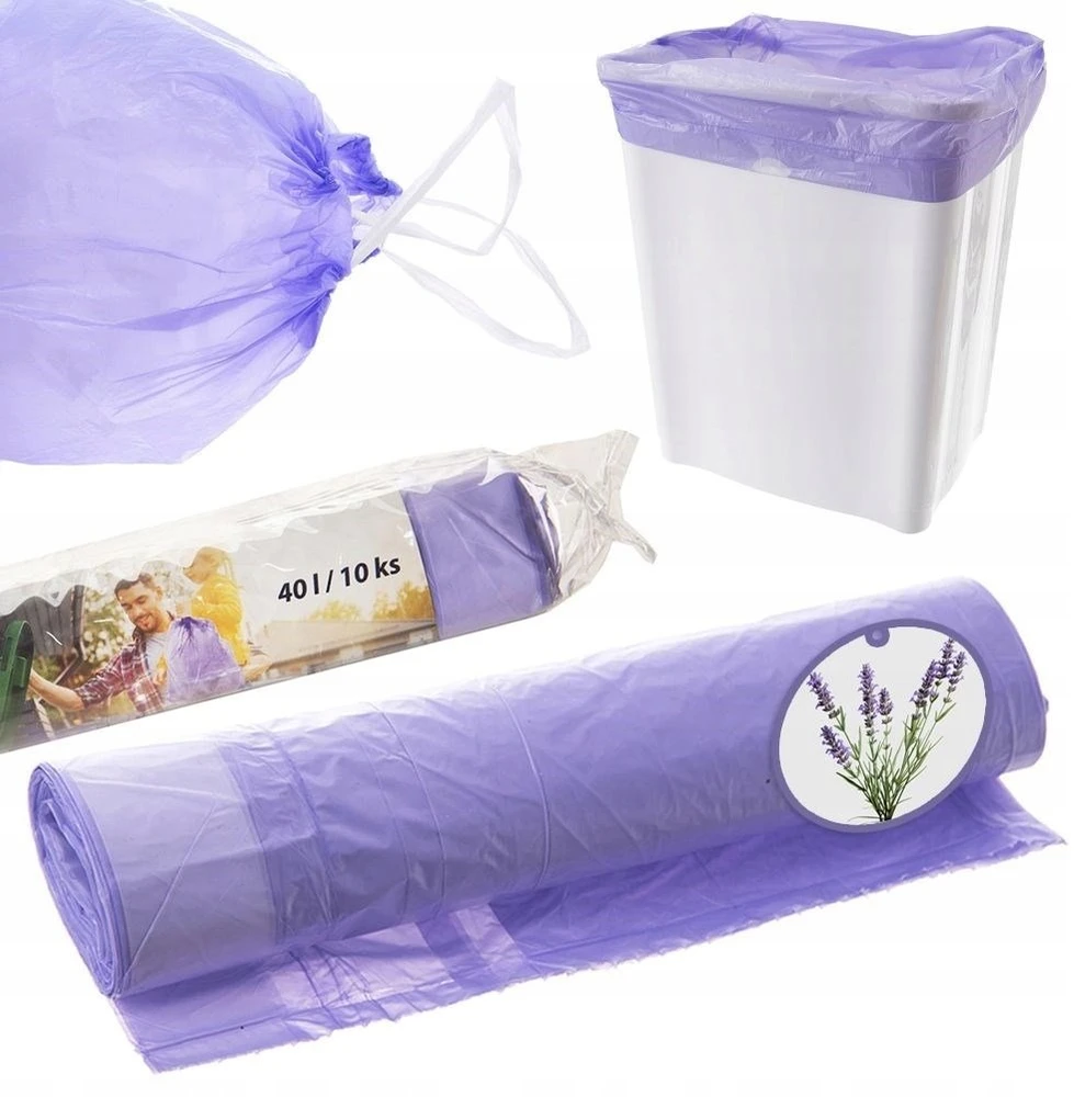 Staples Orion Atliekų maišai 40L 10 vnt. levandų kvapo