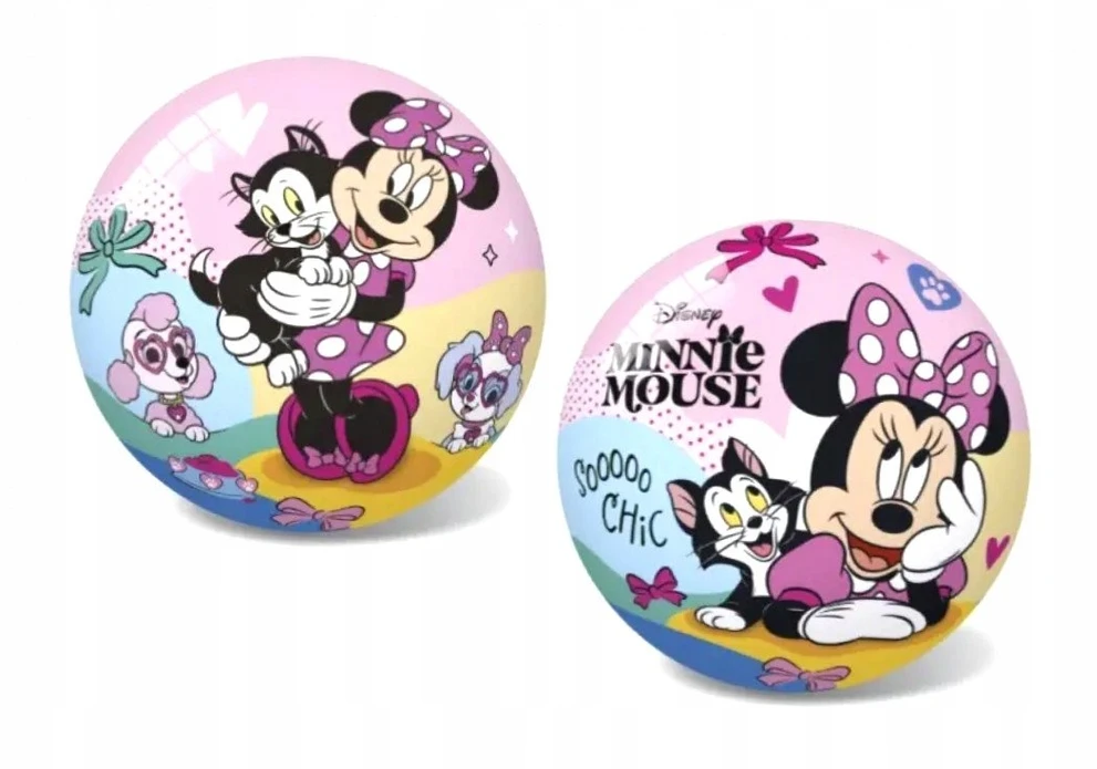 Žvaigždžių Piki ŽVAIGŽDĖS kamuolys 14 cm Disney Minnie su kačiuku 33302
