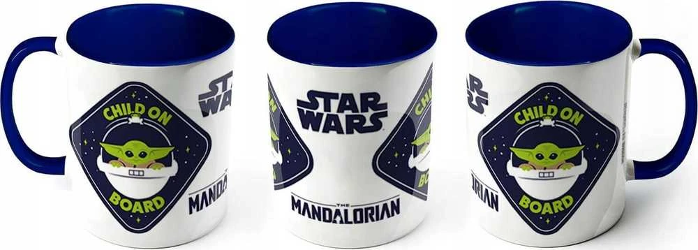 Star Wars Žvaigždžių karai - Keraminis puodelis dovanų dėžutėje 300 ml (Mandaloriečių kūdikis Yoda)