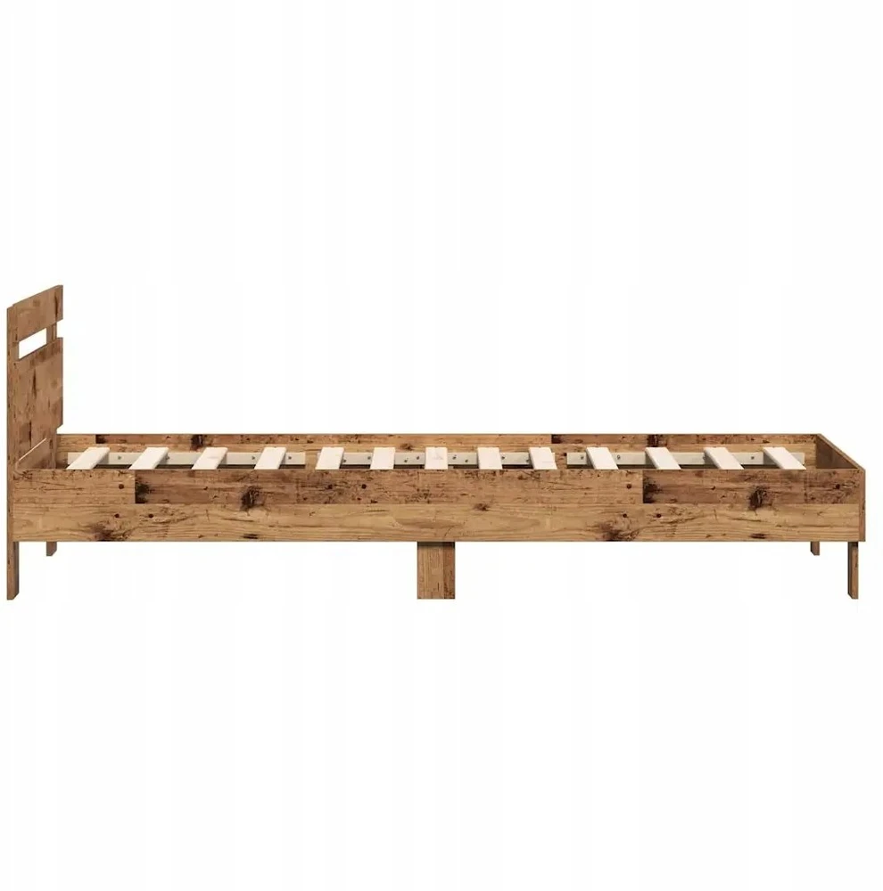 Lova Lovos rėmas Senas medis 203 x 95 x 70 cm Apdirbta mediena