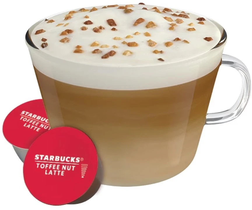 Starbucks „Nescafe Dolce Gusto“ kapsulės „Toffee Nut Latte“ 12 vnt.