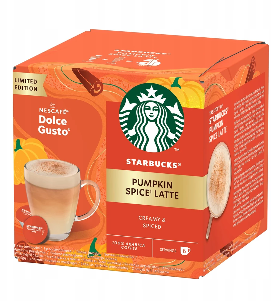 Kavos kapsulės Starbucks Pumpkin Latte
