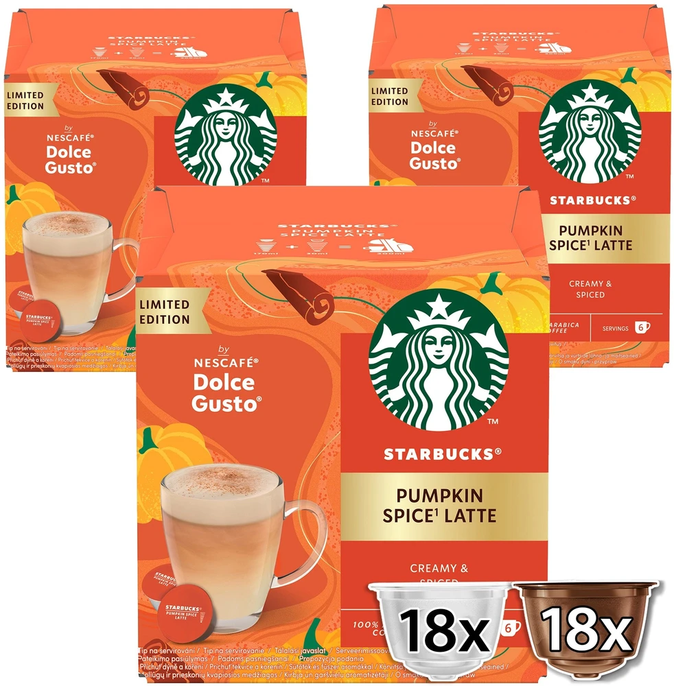 Kavos kapsulės Starbucks Pumpkin Latte