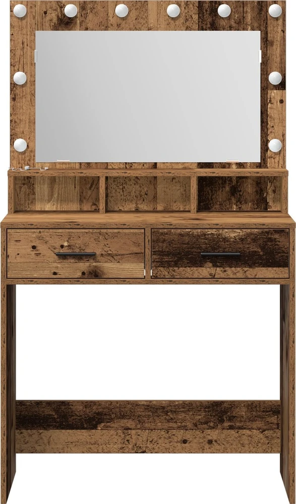 Makiažo stalas Senas medis 79 x 41 x 135 cm Apdirbta mediena