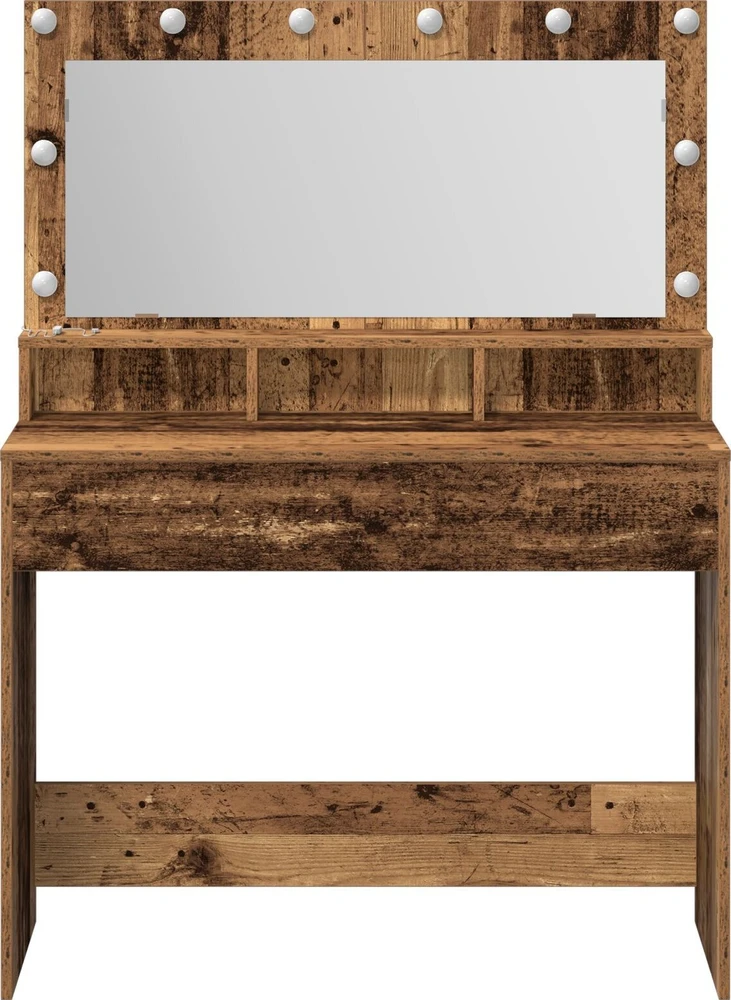 Makiažo stalas Senas medis 100 x 41 x 135 cm Apdirbta mediena