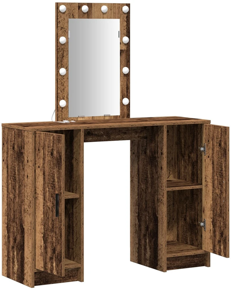 Makiažo stalas Ruda 102 x 33 x 135 cm Apdirbta mediena