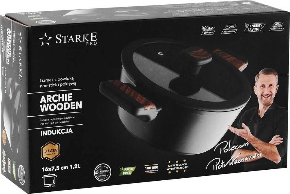Starke Pro Archie Medinis tradicinis puodas 1,2 l