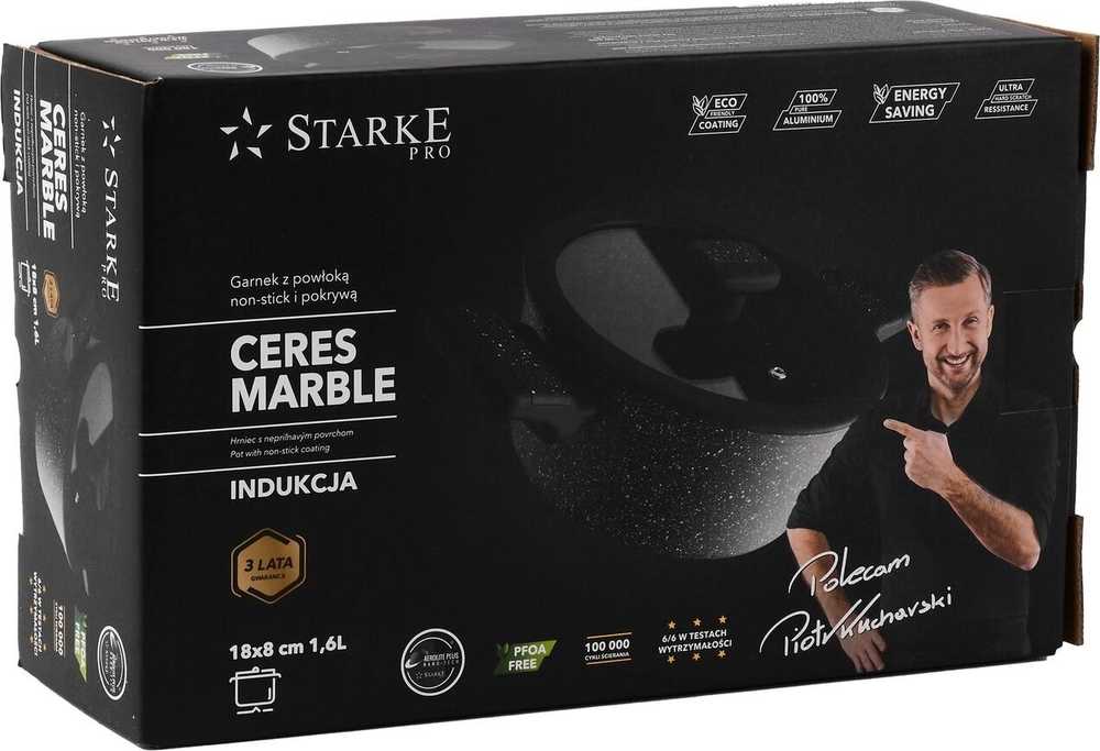 Starke Pro Ceres Marble tradicinis puodas 1,6 l