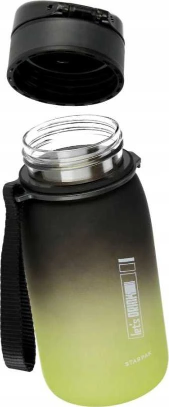 Gertuvė Starpak BIDON 400ML OMBRE Žalias-Juodas STK PB 6/24