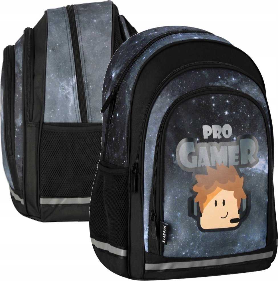 Mokyklinė kuprinė Starpak Blox, juoda