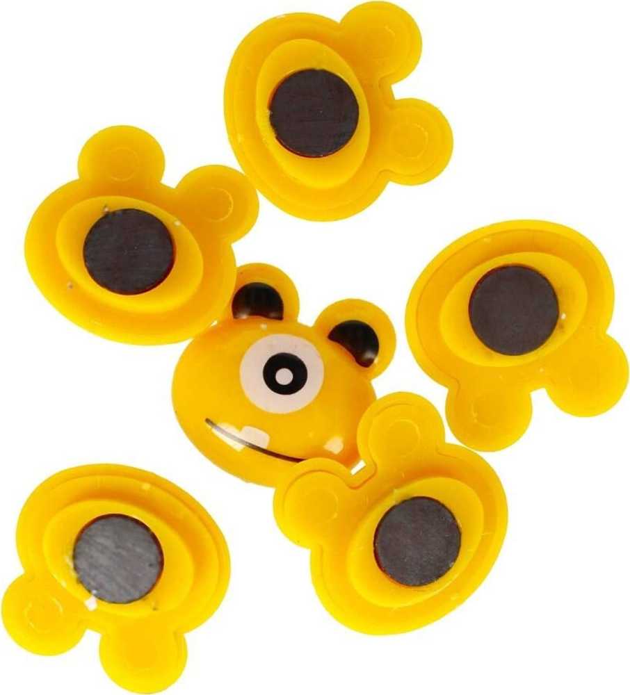 STARPAK magnesy POTWORKI na tablicę lodówkę 6 vnt