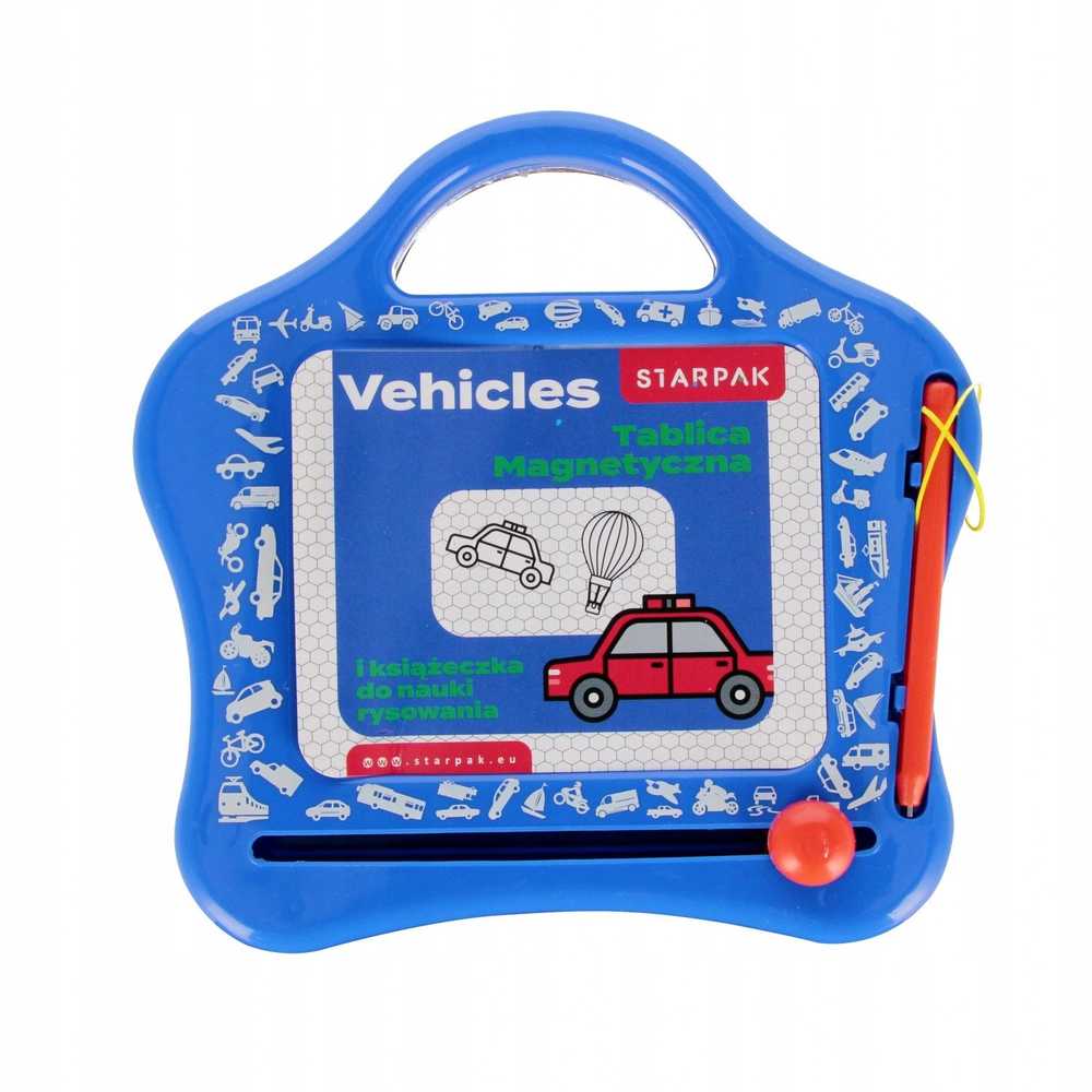 Starpak Magnetinė lenta mokymuisi piešti VEHICLES BC1/12
